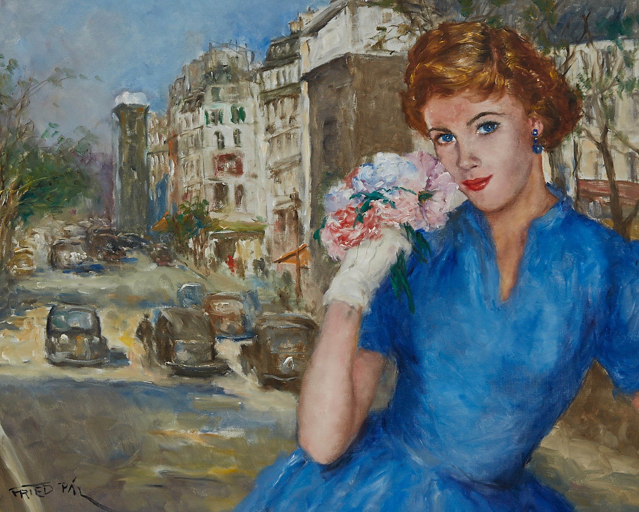 Женские портреты художника пала фрида — pstrv