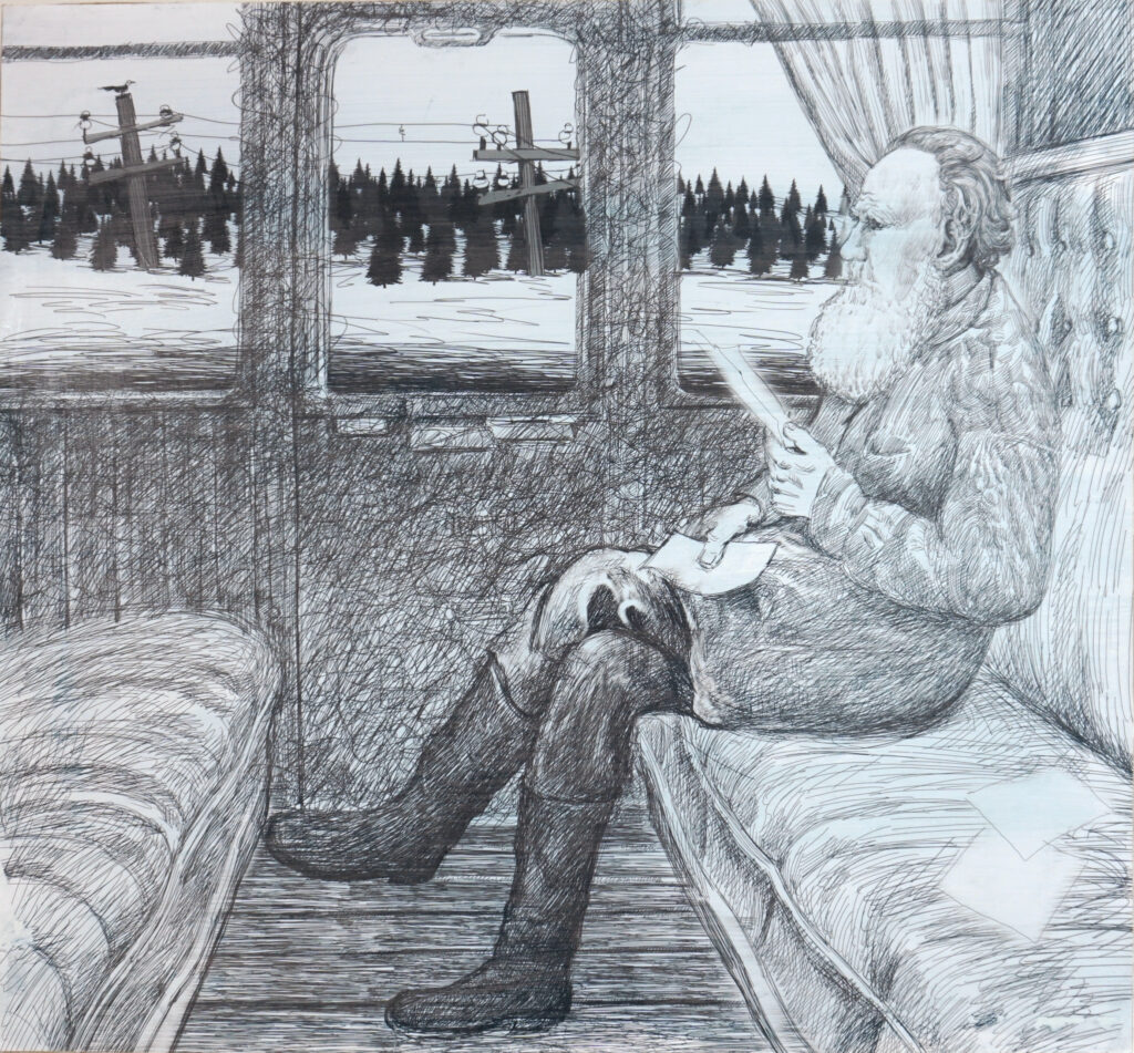 Серия рисунков михаила дистергефта «в те годы» в искусстве советского урала второй половины хх века