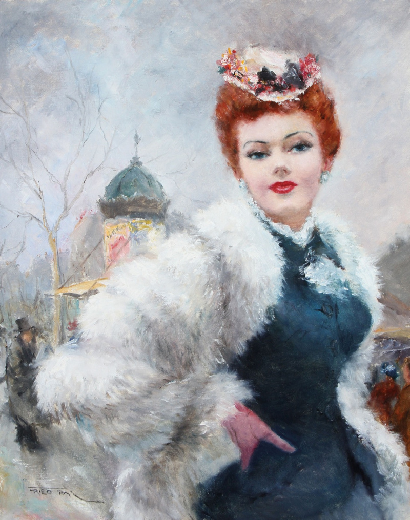 Женские портреты художника пала фрида — pstrv