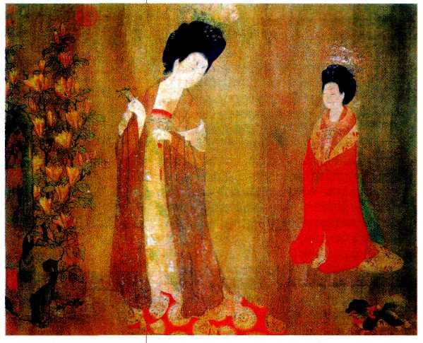 История китайской живописи: стили и техники гохуа, рисунки с толстыми китайцами