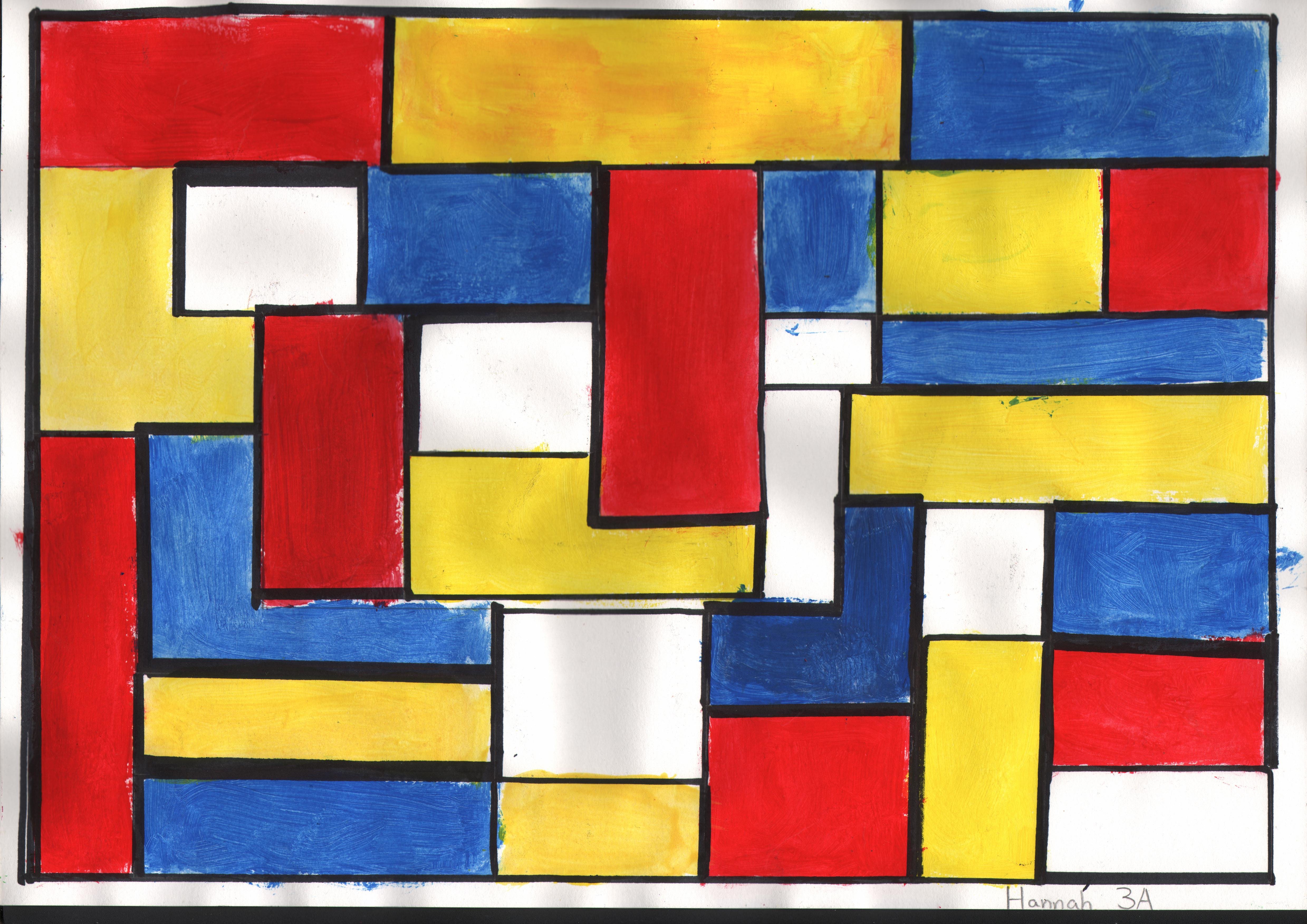 Известные картины пита мондриана