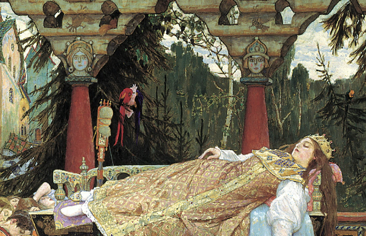 Картина васнецов спящая царевна. сочинение по картине в.м. васнецова «сказка о спящей царевне»