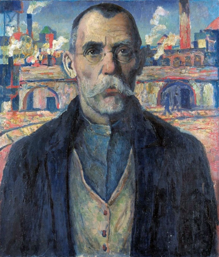 Малевич к.с. автопортрет (художник). 1933