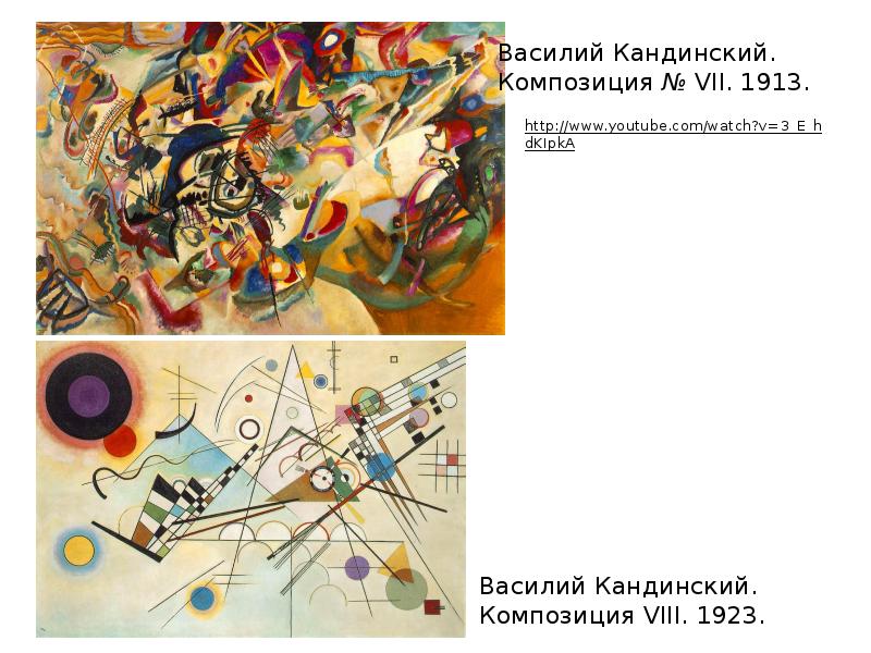 Что нарисовано на картинах кандинского? василий кандинский. композиции кандинский композиция 6 какие мысли и чувства