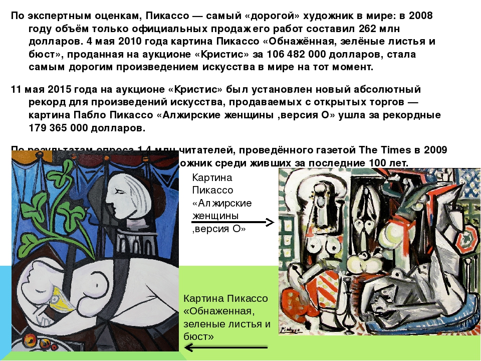 Пабло пикассо - испанский художник | blago daruyu
