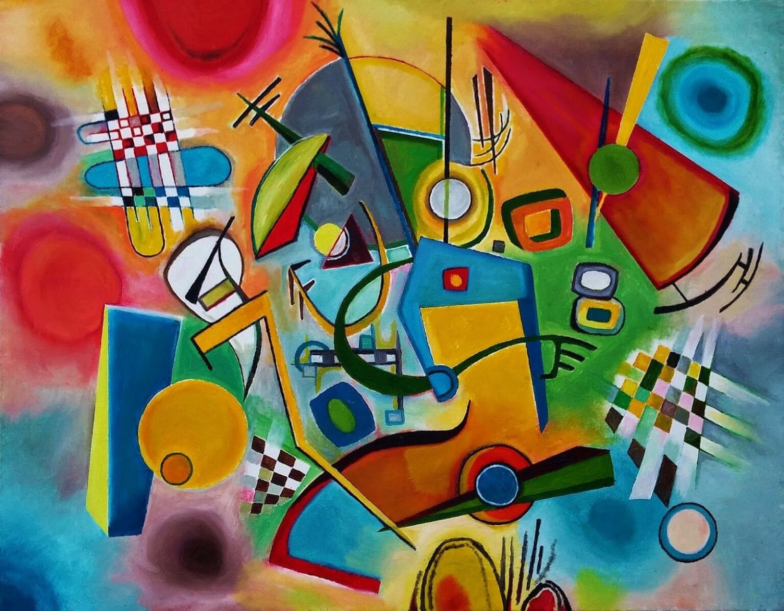 Wassily kandinsky — several circles, 1926