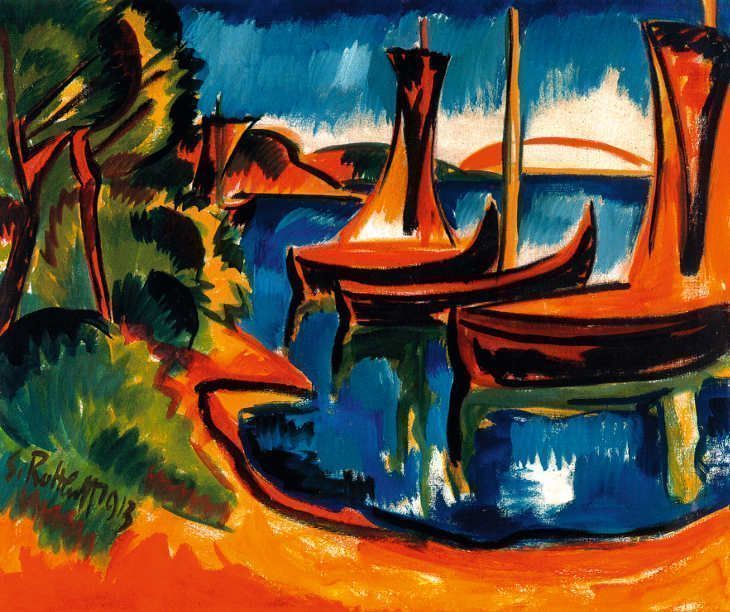 Karl schmidt-rottluff: creativity and style features - art 2024