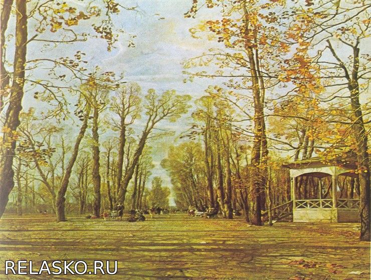 Сочинение: описание картины и.и. бродского «опавшие листья». описание картины бродского