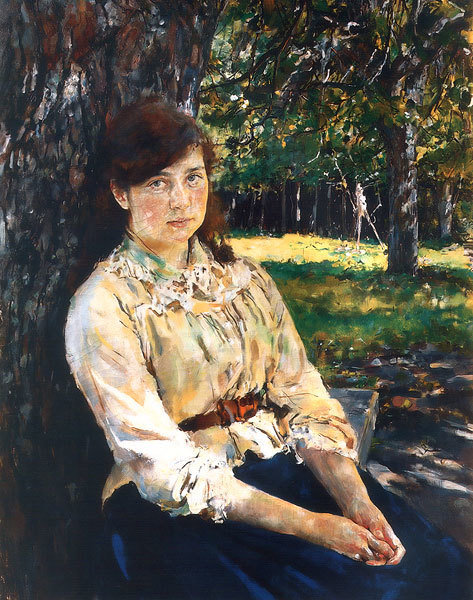 Сочинение по картине девушка, освещенная солнцем серова (6 класс)