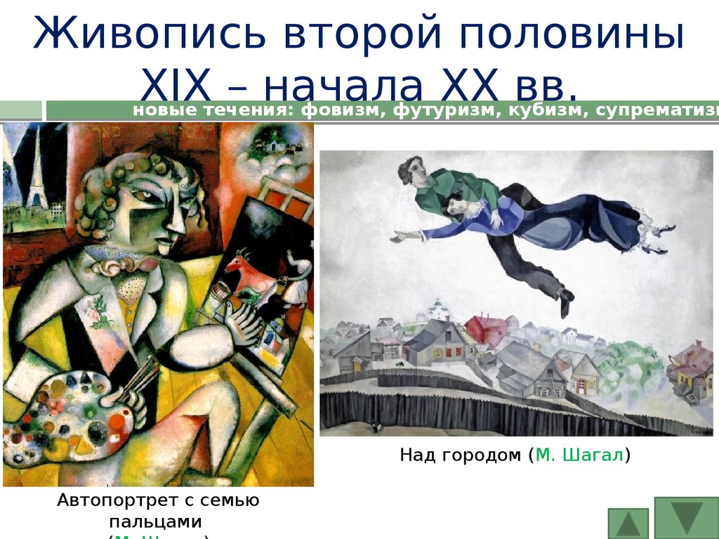 В каком стиле писал шагал. марк шагал – биография и картины художника в жанре примитивизм – art challenge