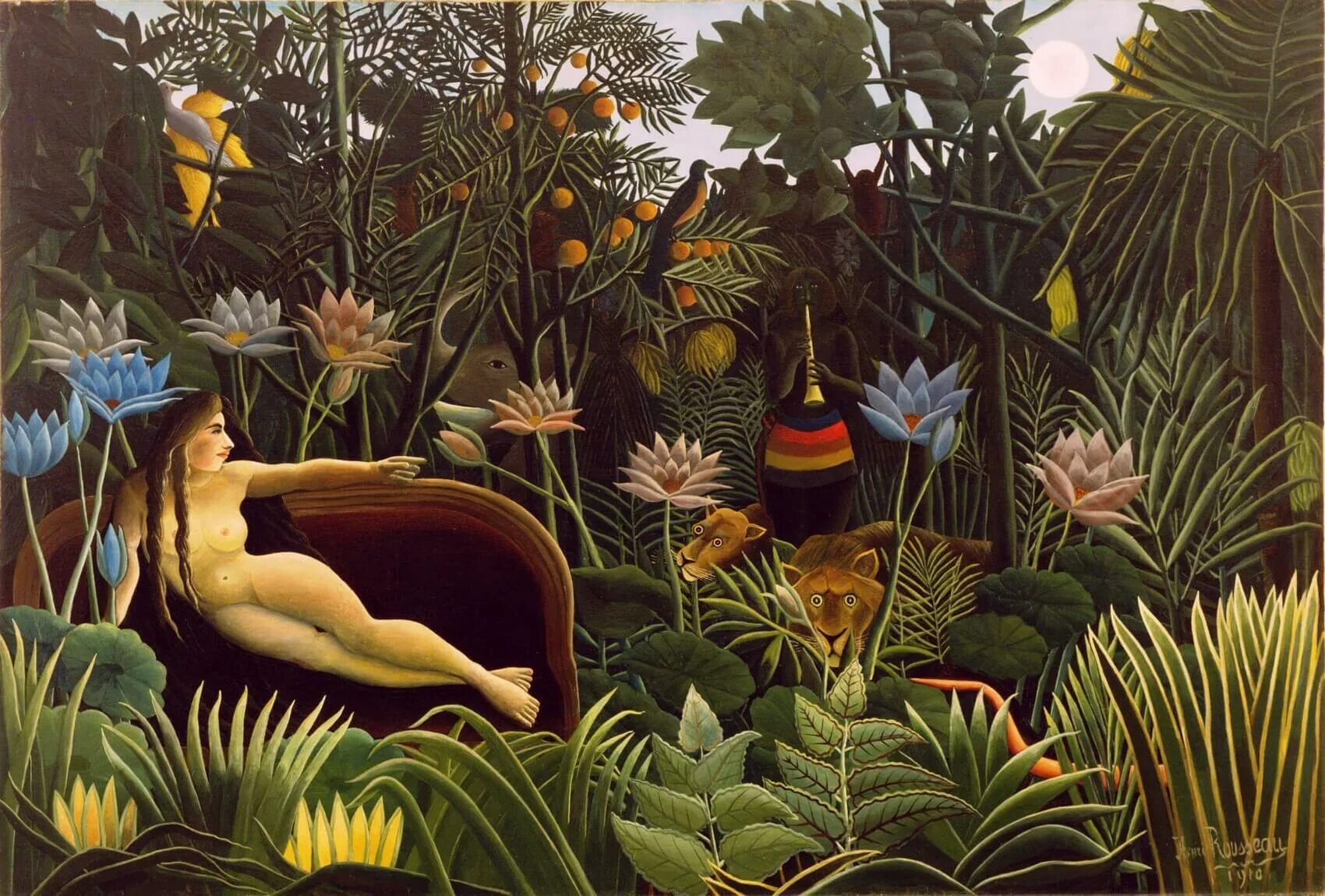 The football players by henri rousseau | dailyart magazine
