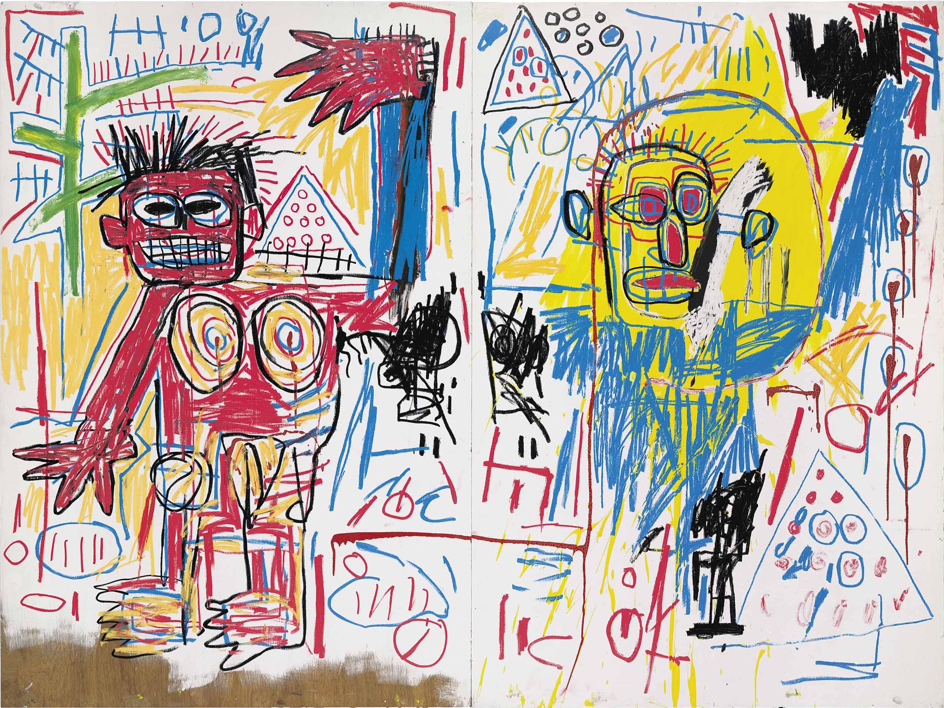 Basquiat's 1982 warrior becomes the priciest western artwork in asia