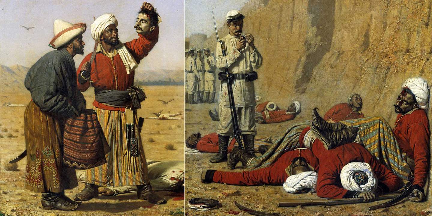 Описание картины василия верещагина «после удачи»