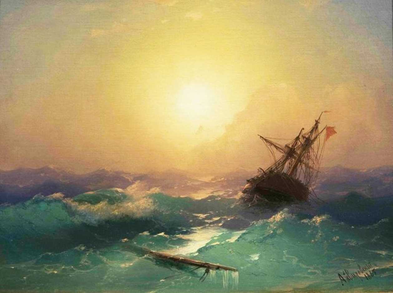 Картина черное море, иван константинович айвазовский