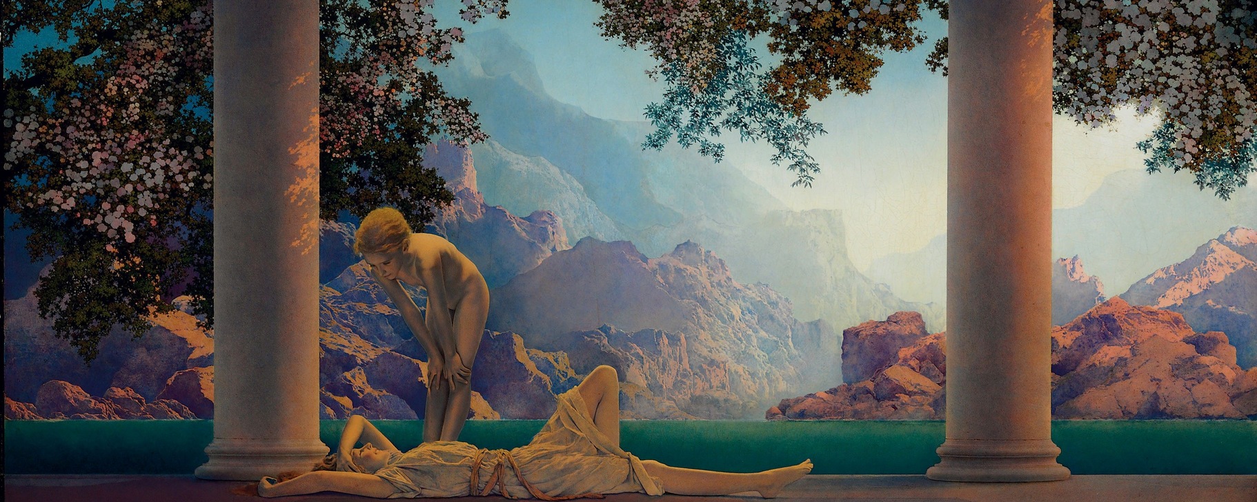 Maxfield parrish: bringing dawn to life with daybreak