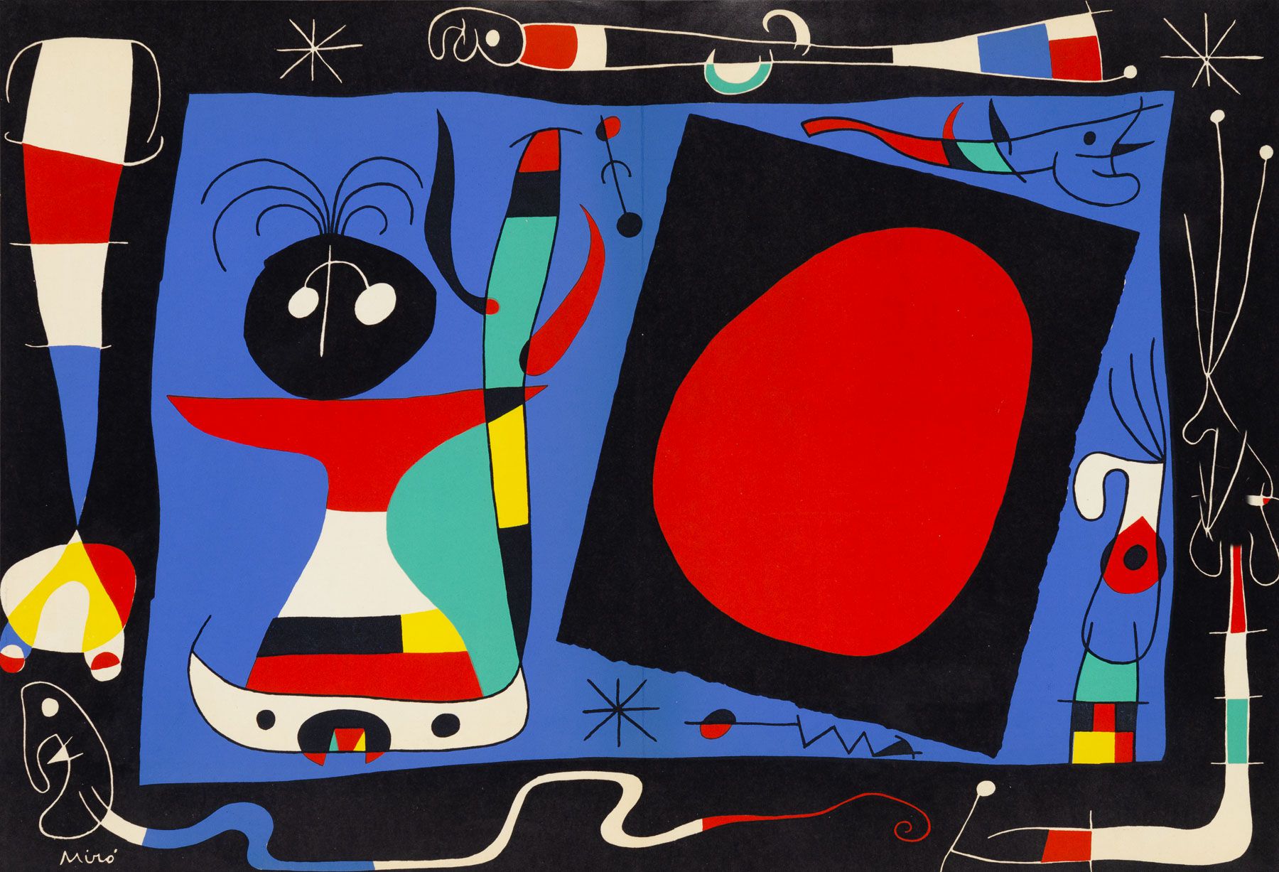 Joan miro’s vibrant surrealism