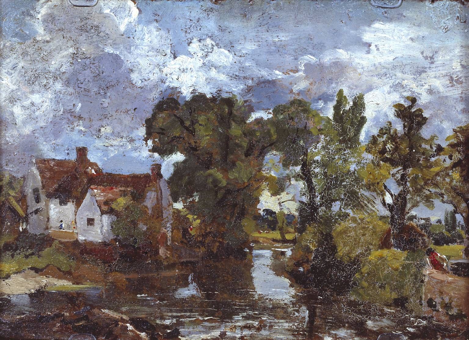 Dedham lock and mill, 1820