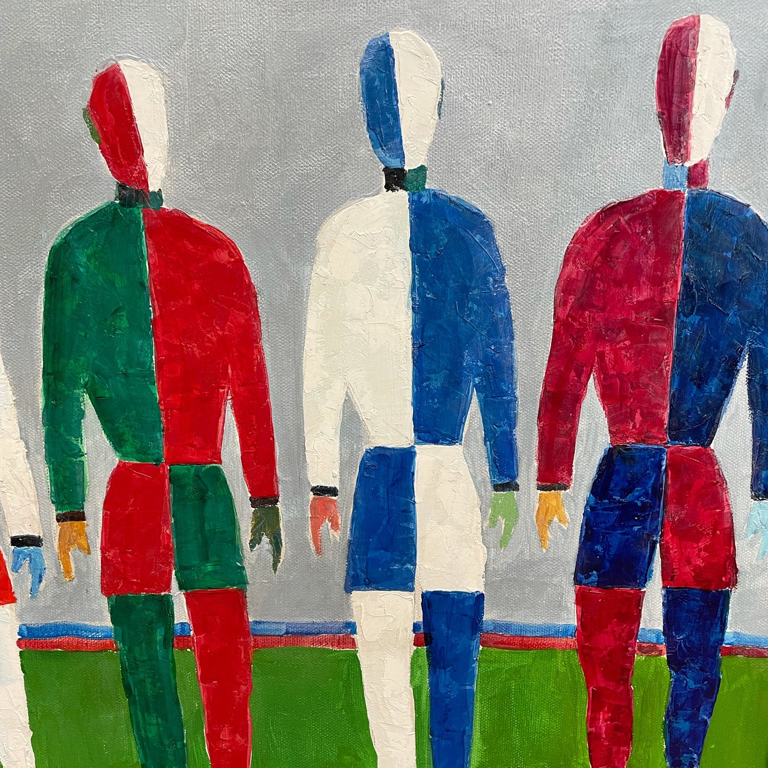 Sportsmen by kazimir malevich