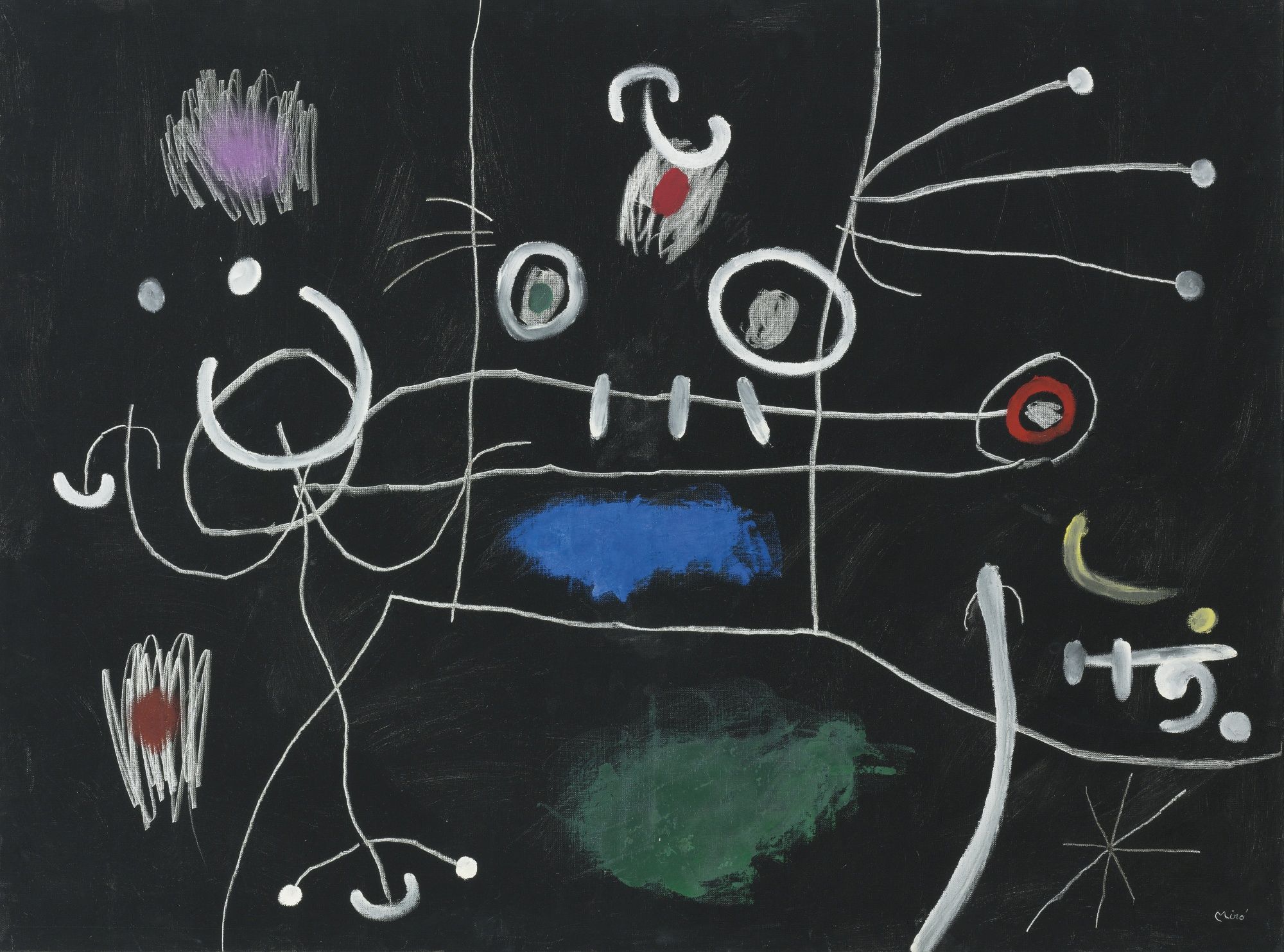 Bleu ii 1961 – joan miro