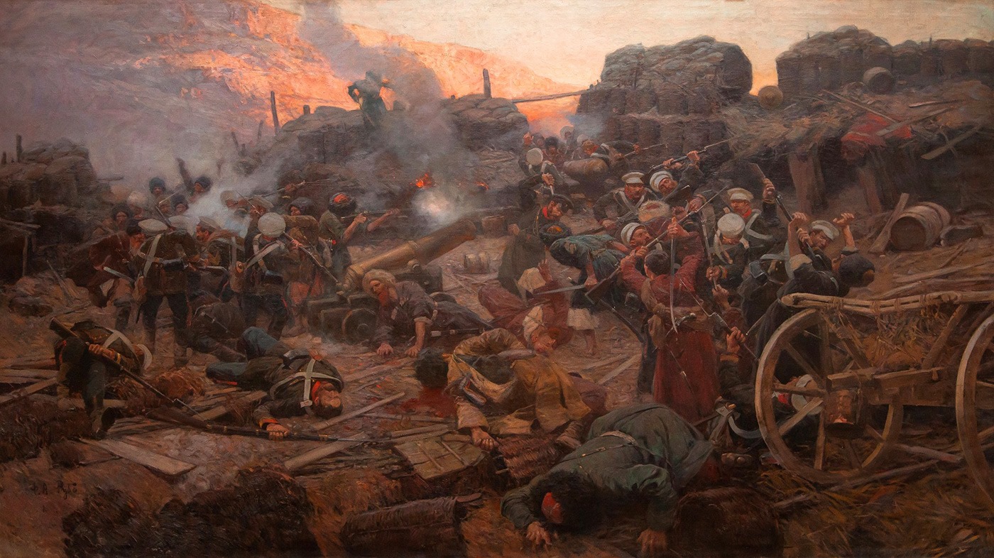 Русский художник-баталист франц рубо (1857 — 1928)