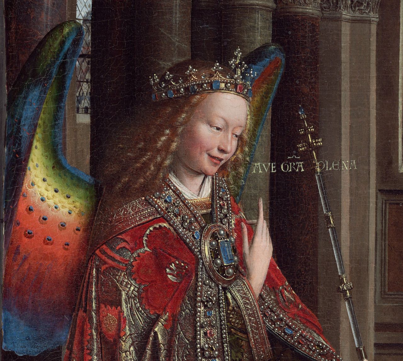 Мистический брак святой екатерины (мемлинга) - mystic marriage of st. catherine (memling)