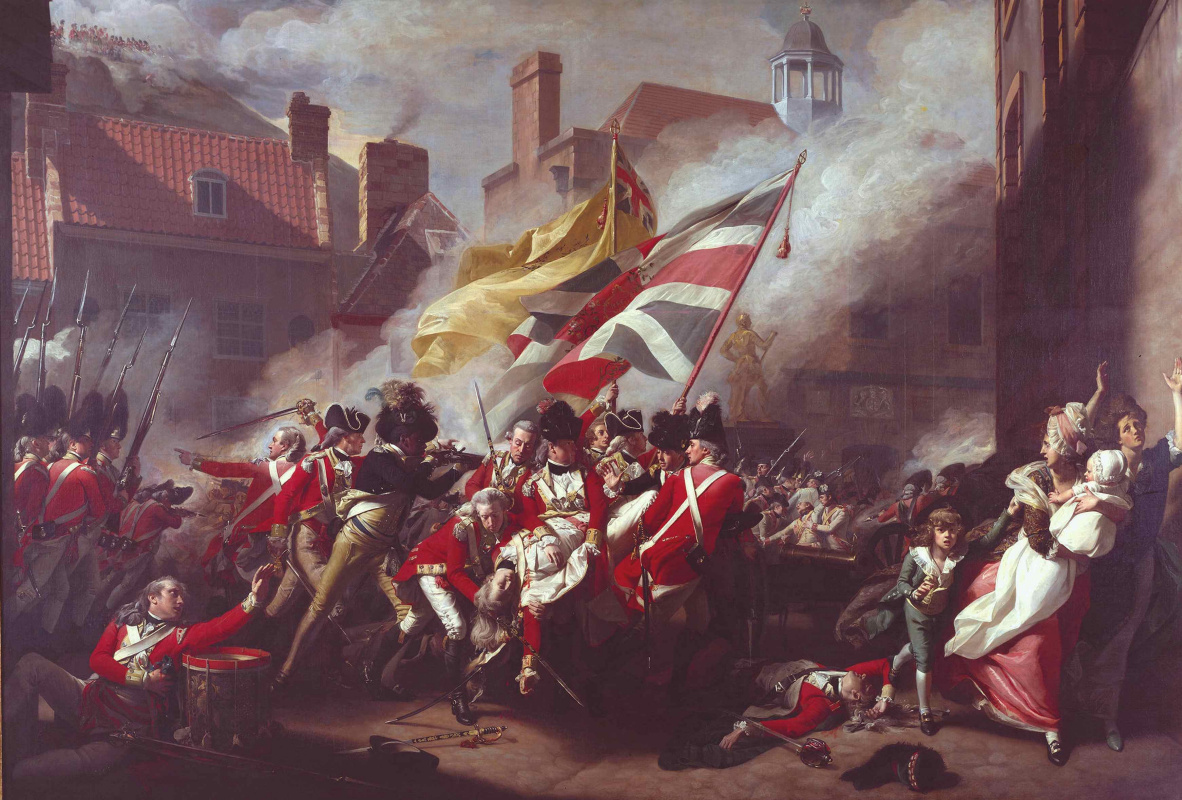 The death of major peirson, 6 january 1781 | john singleton copley | painting reproduction 3384 | topofart