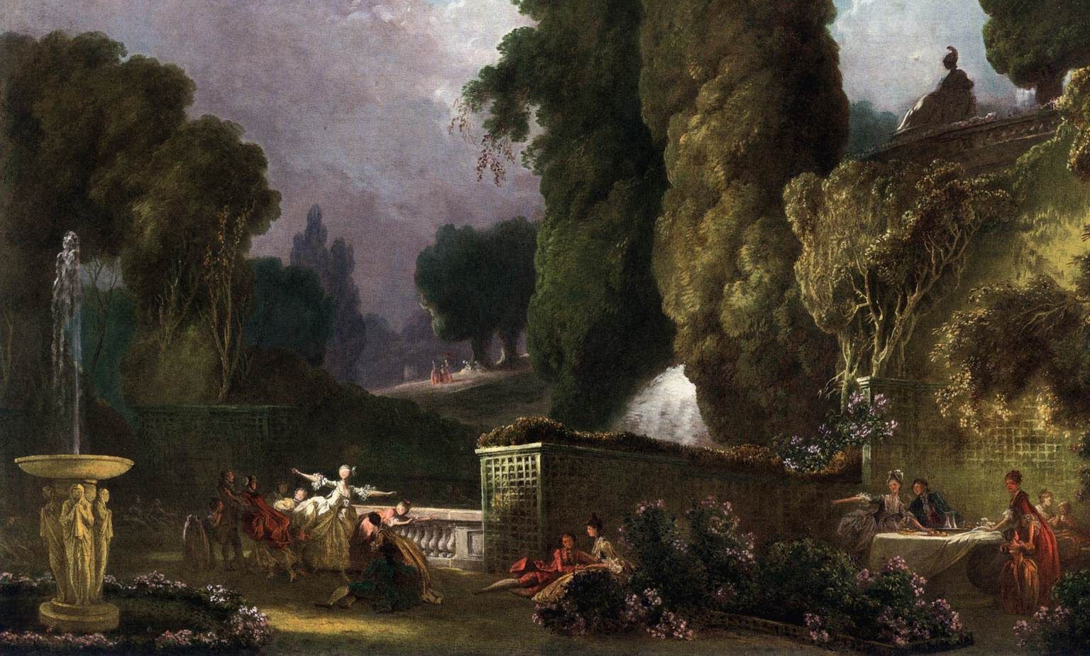 “the swing” by jean-honoré fragonard – “l’escarpolette” painting