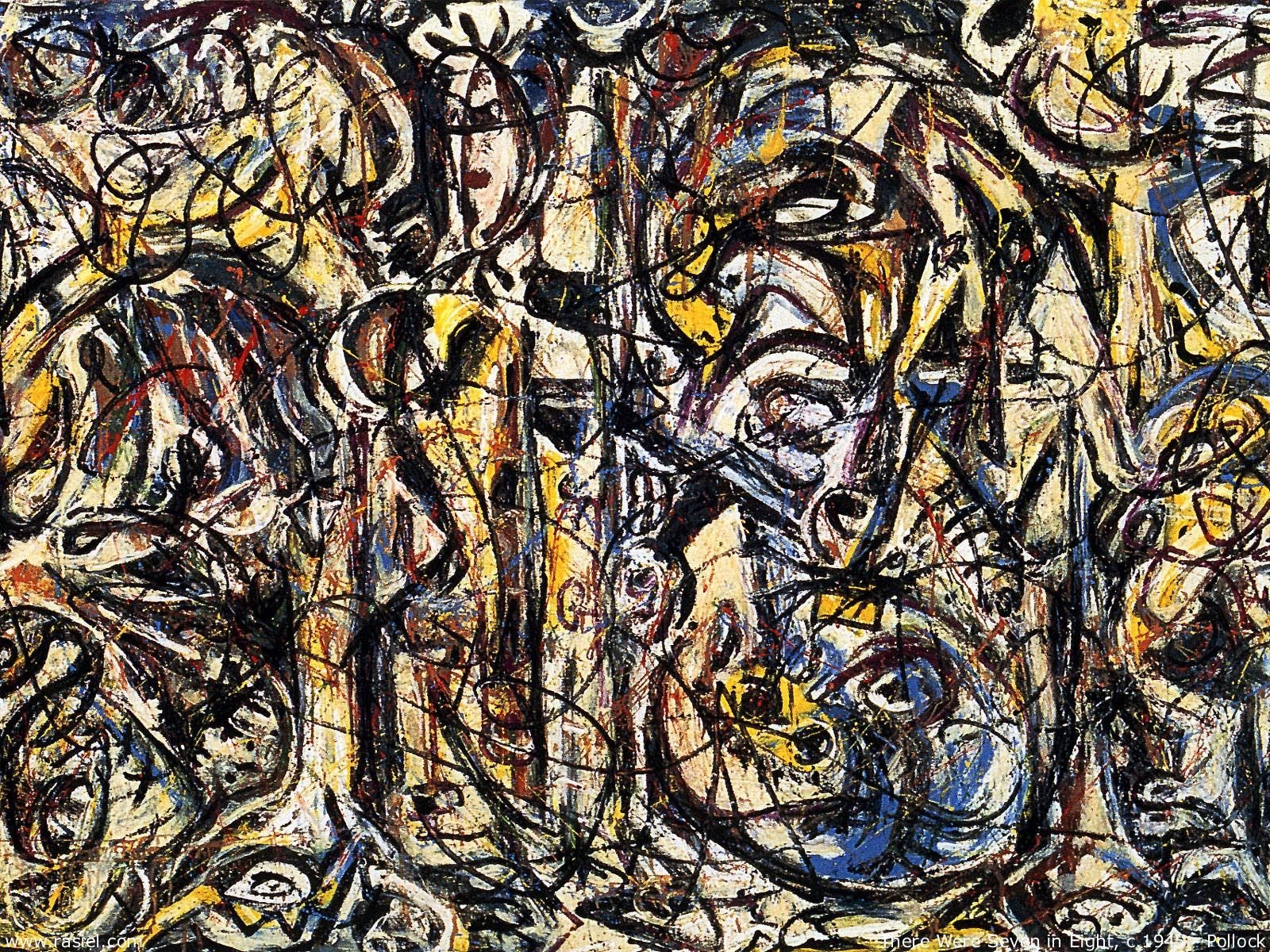 Jackson pollock's most famous paintings