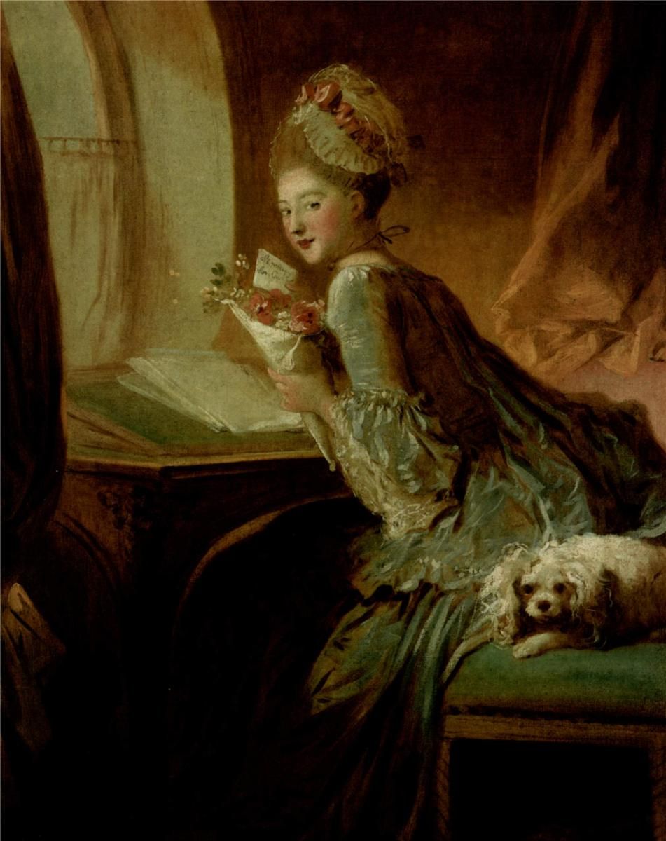 The progress of love: love letters by jean-honoré fragonard
