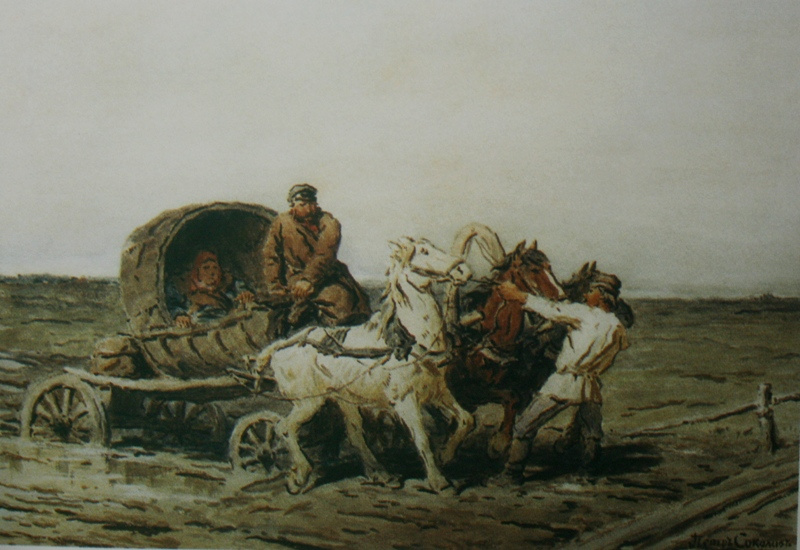 Соколов п.п. борзятник. 1869