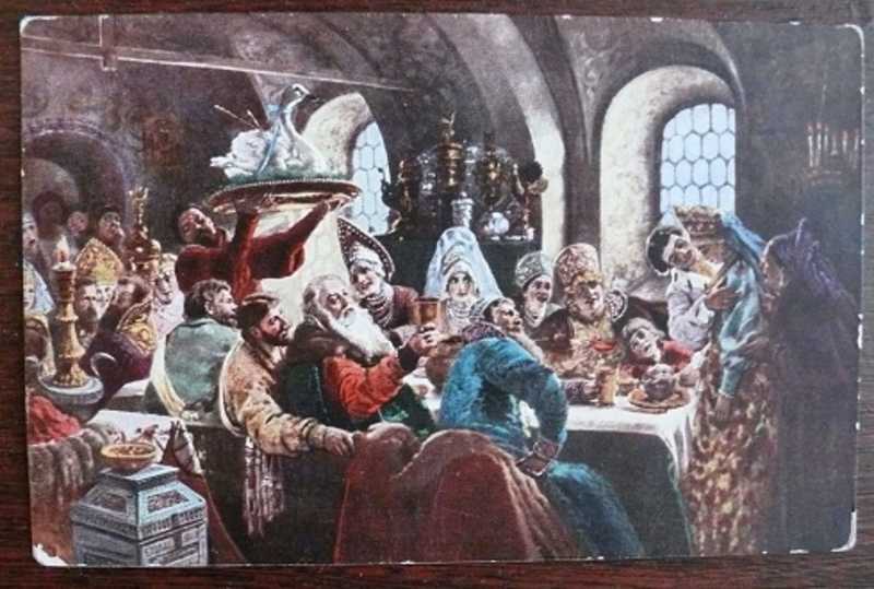 Картина "боярский свадебный пир", маковский - описание. к.маковский "поцелуйный обряд".история одной картины
