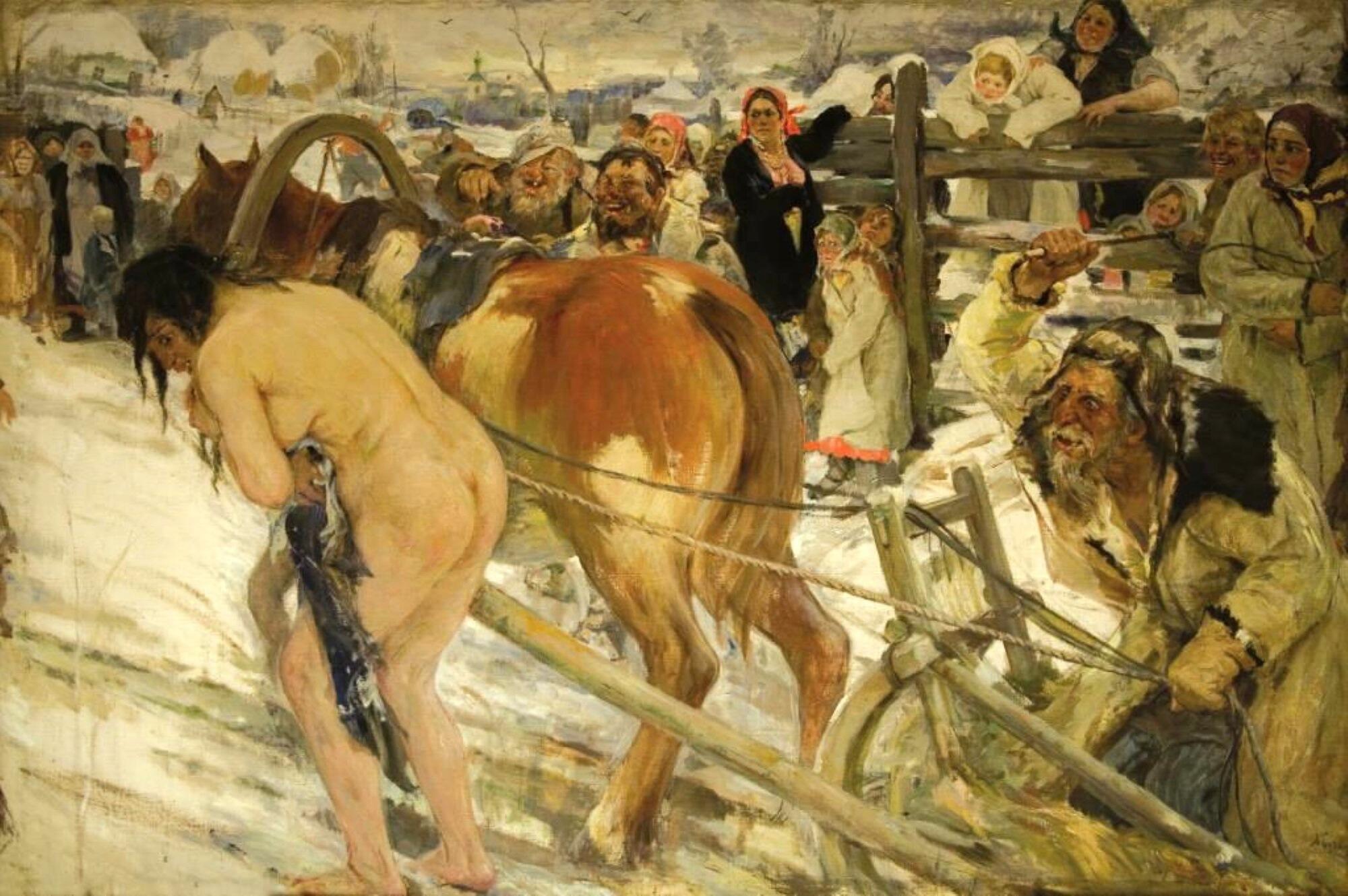 Новобрачная, раздетая догола её холостяками, даже — энциклопедия руниверсалис