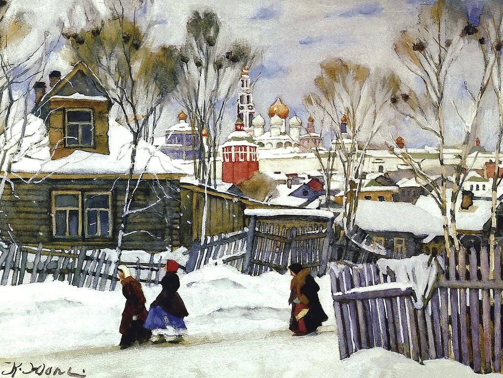 Юон константин федорович картины. константин фёдорович юон — русский советский живописец, мастер пейзажа все картины художника к юона
