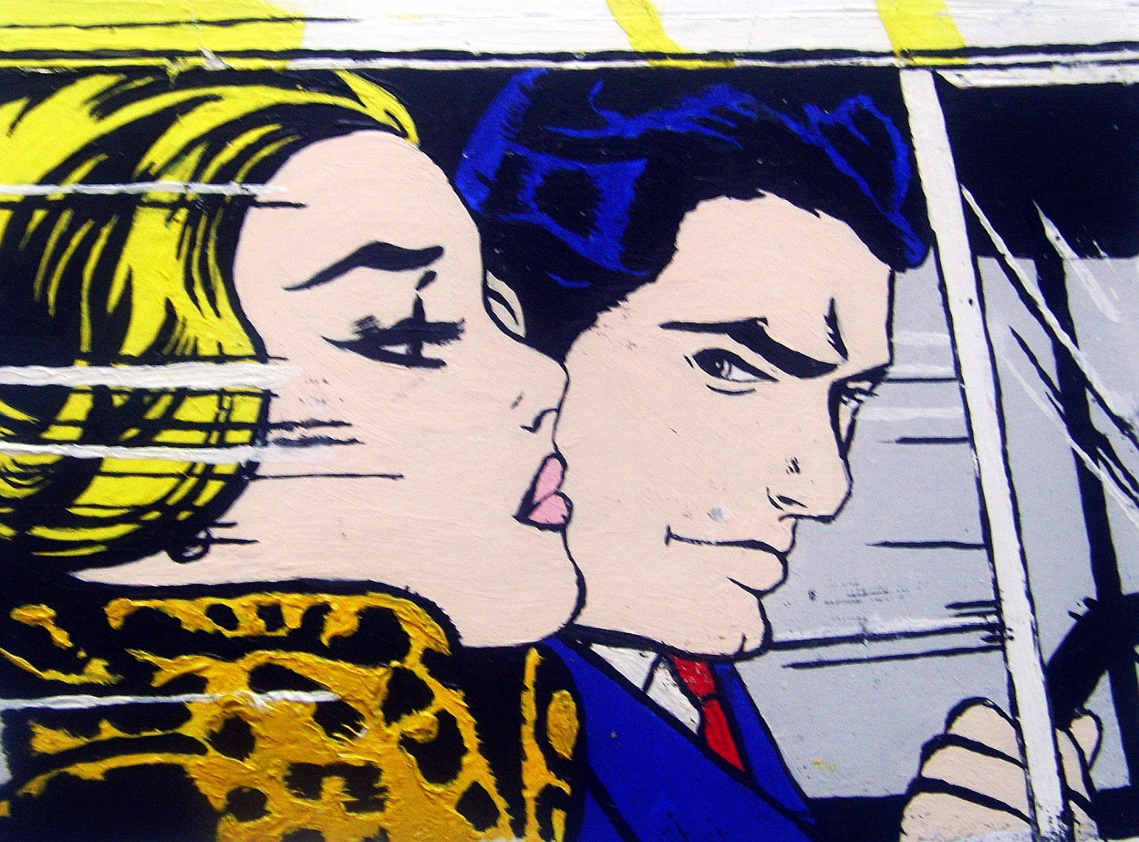 Roy lichtenstein’s artistic journey through in the car