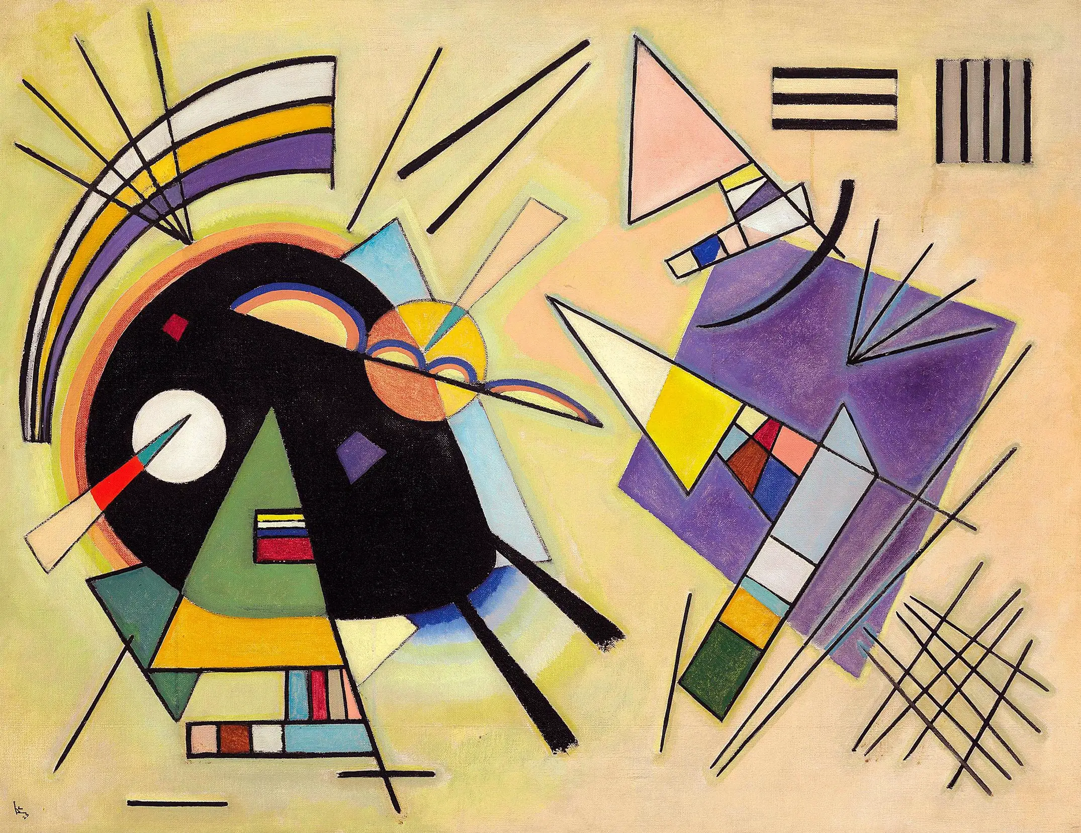 Composition 8: kandinsky’s portrayal of art through geometry