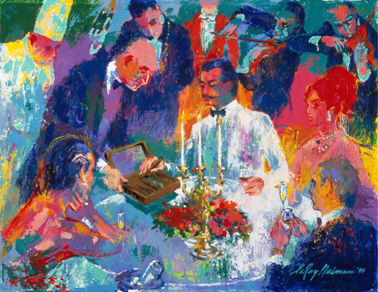 Leroy neiman (june 8, 1921 — june 20, 2012), american artist, author | 
                world biographical encyclopedia