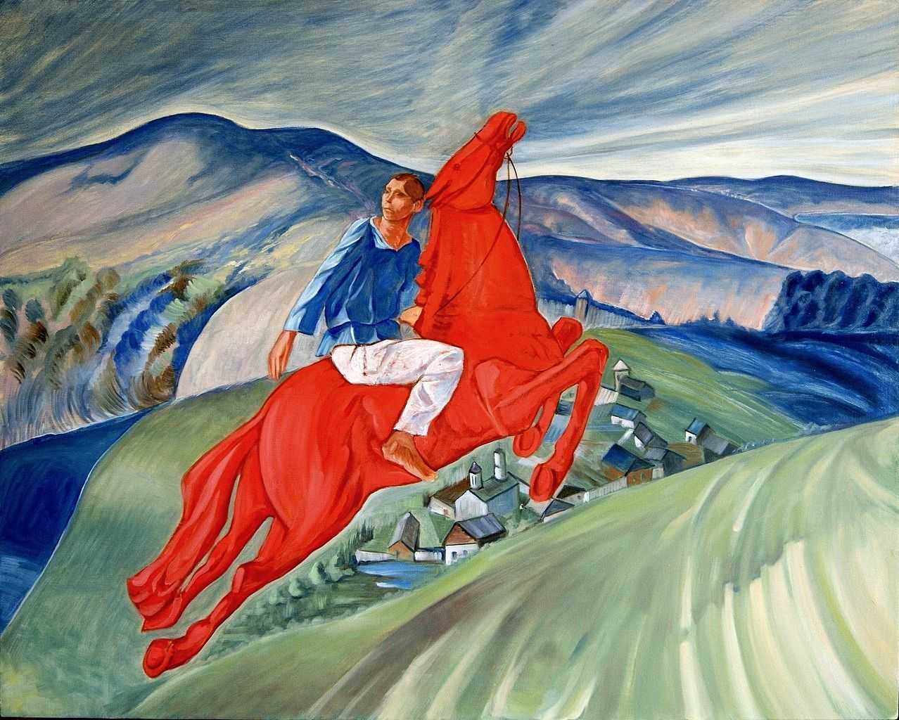 Как называется картина петрова-водкина, написанная в 1918 году?