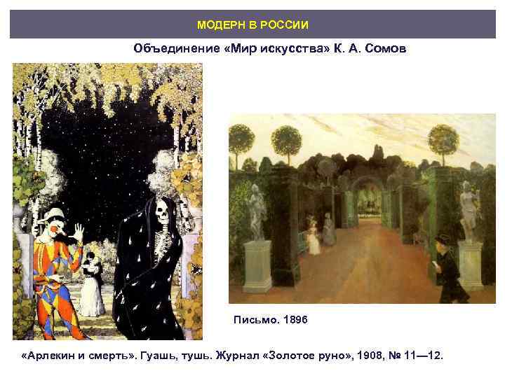 Биография художника константина андреевича сомова