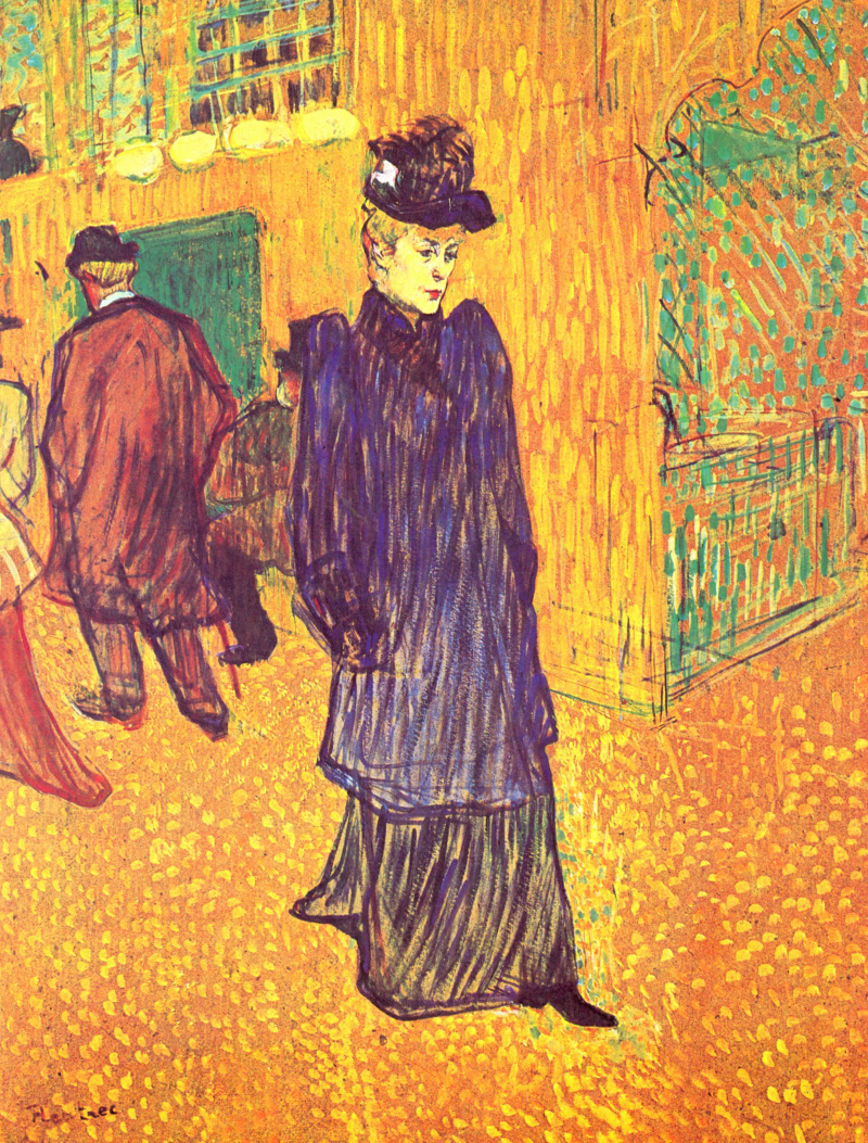 Jane avril au jardin de paris | henri de toulouse-lautrec | v&a explore the collections