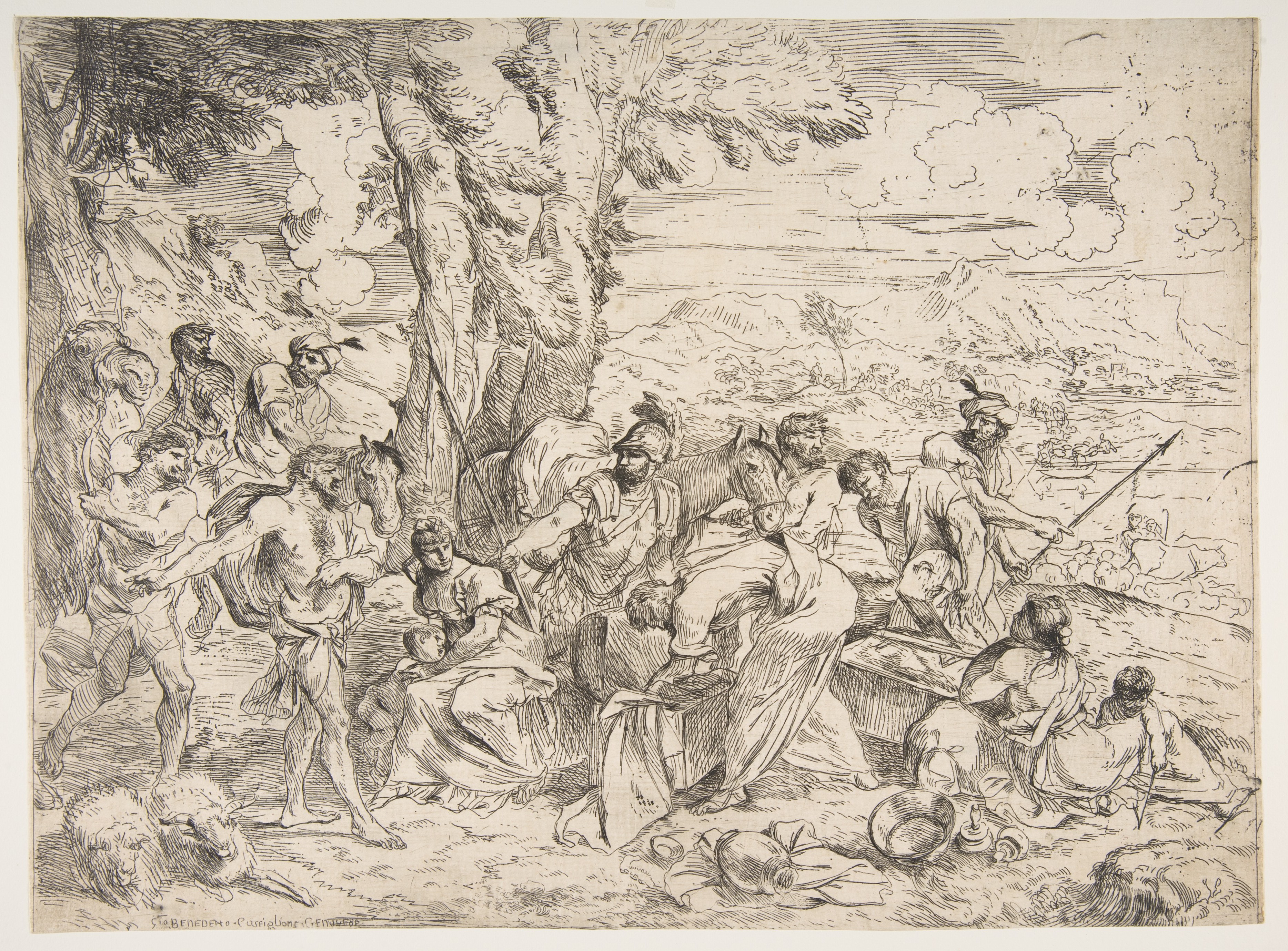 Giovanni benedetto castiglione an expressive baroque painter
