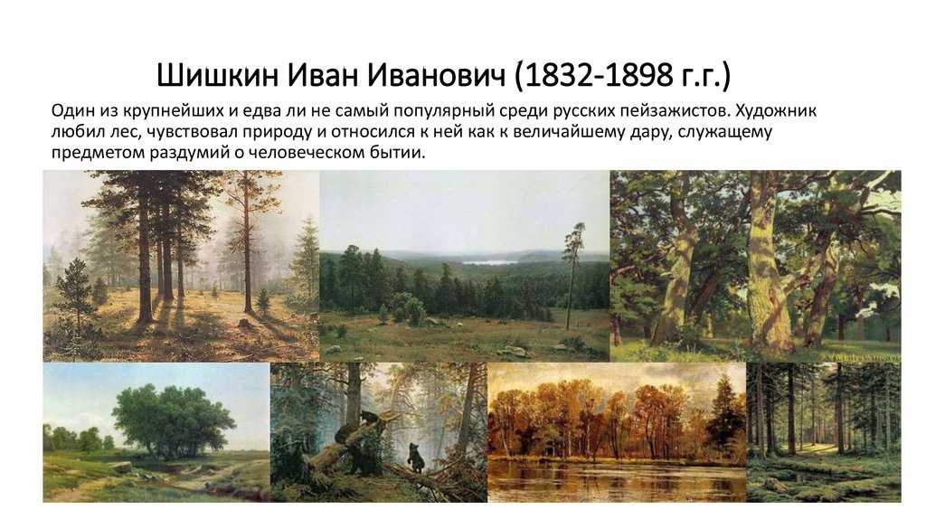 Шишкин - биография, картины