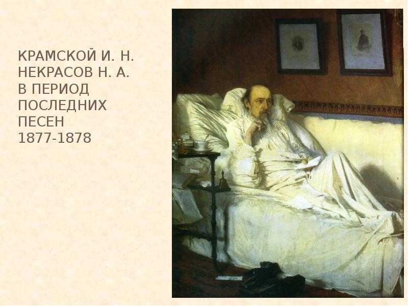 Картина портрет поэта николая алексеевича некрасова ивана крамского