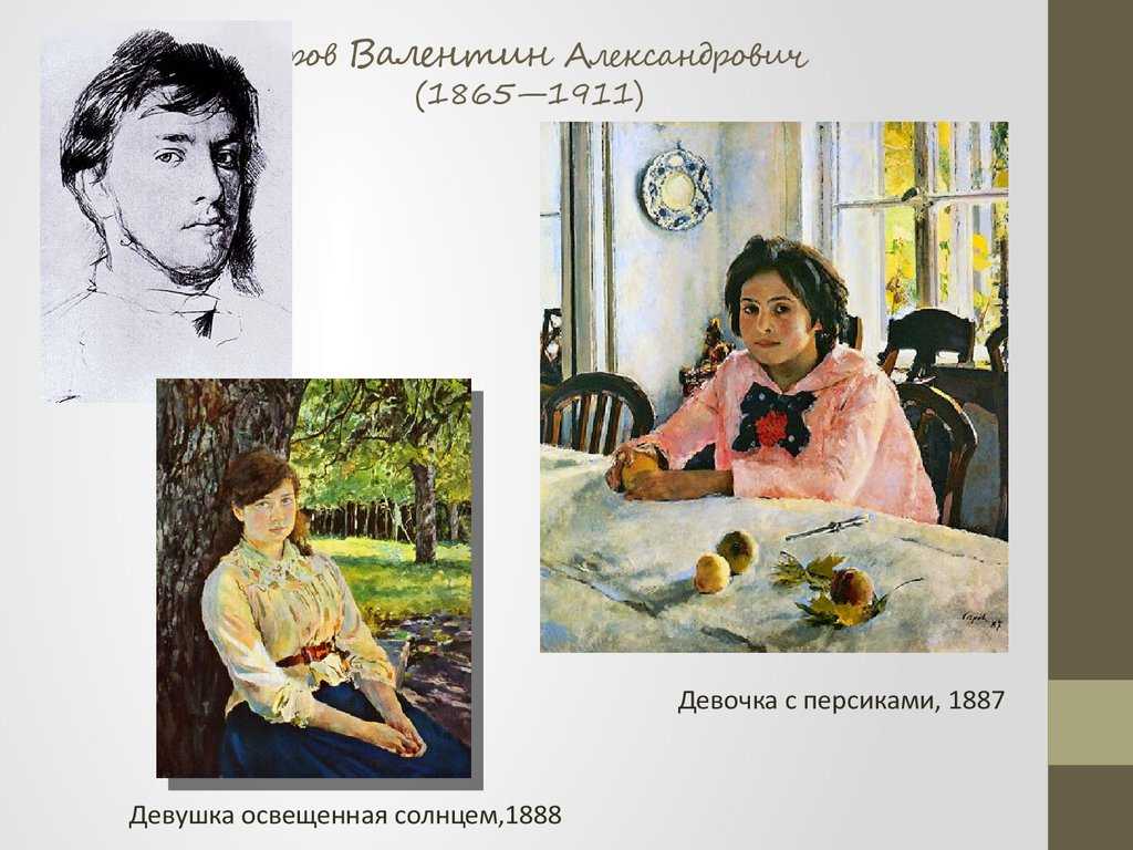 10 самых известных картин валентина серова