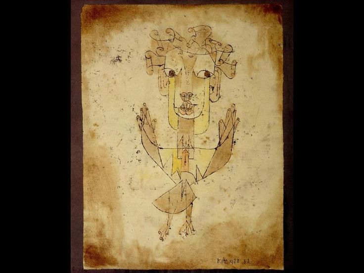 Why is paul klee's angelus novus so famous? - niood