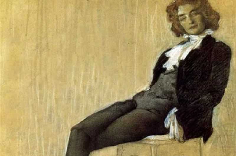 Лев бакст. «портрет зинаиды гиппиус» (1906)