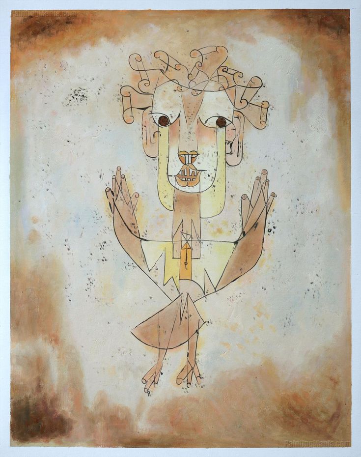 Paul klee's angelus novus: the masterpiece of time and progress