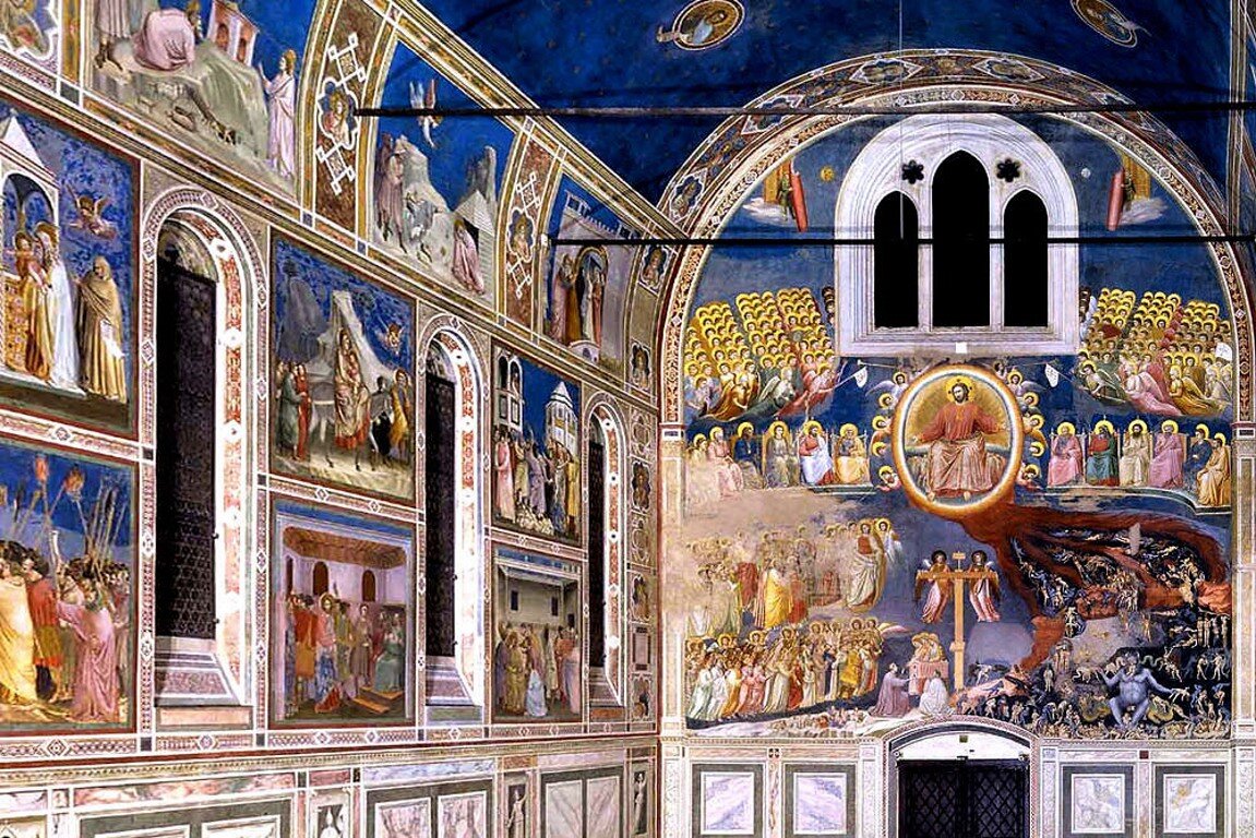 The entry into jerusalem by giotto di bondone
