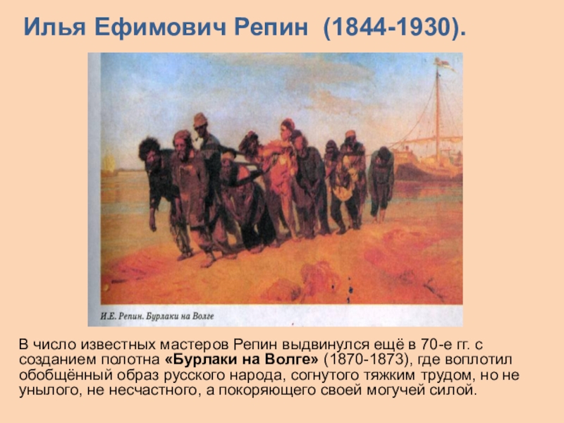 Биография репина
