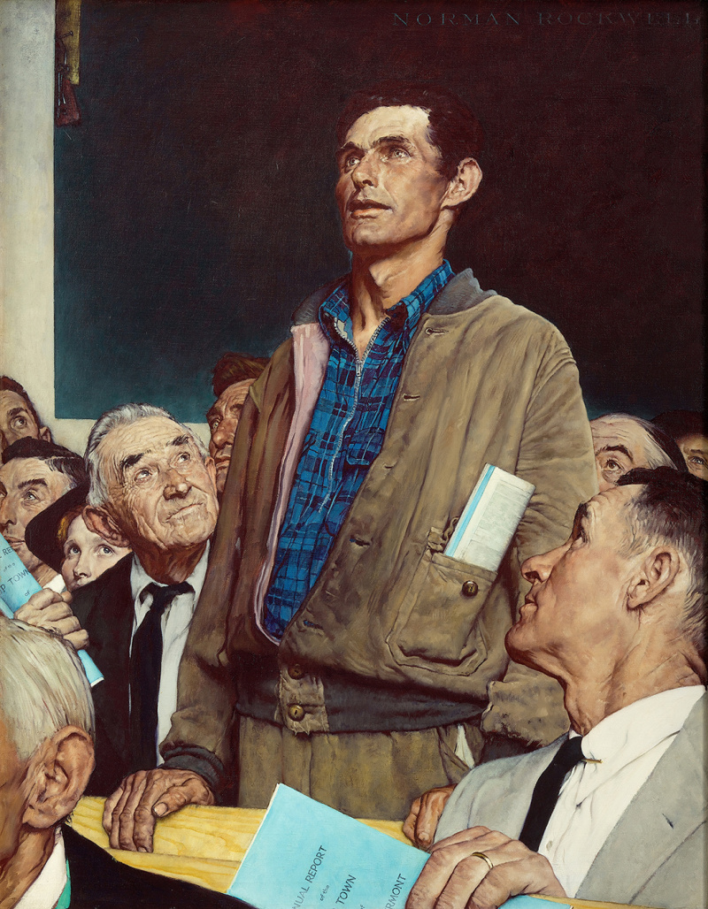 Rockwell, roosevelt & the four freedoms | new-york historical society