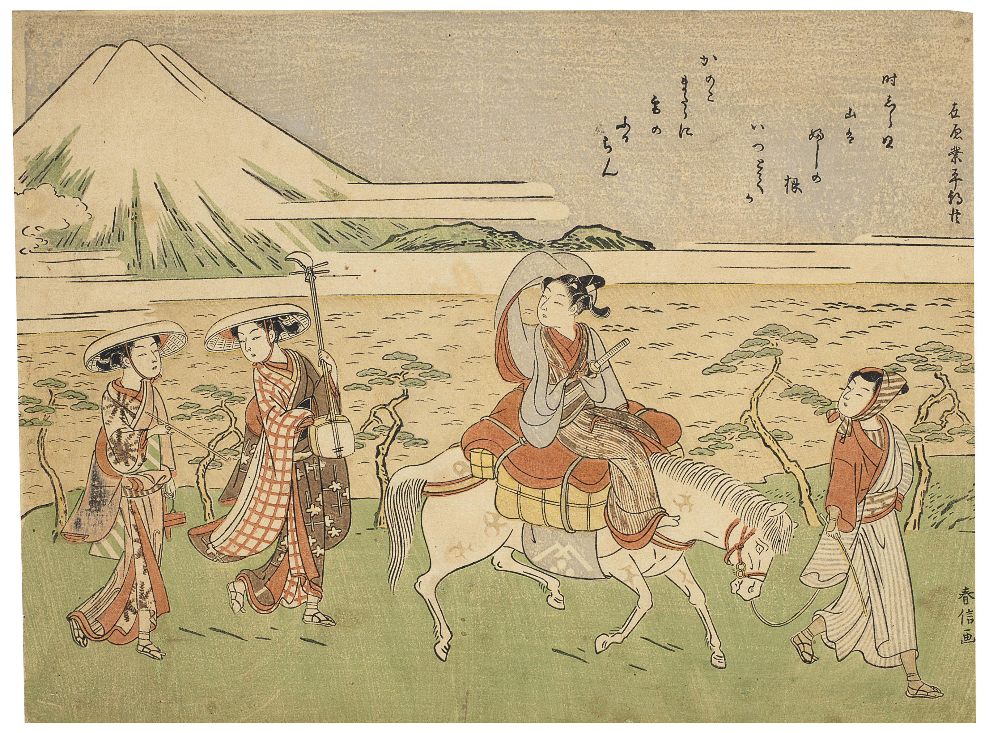 Suzuki harunobu (鈴木春信) (artist 1724 – 1770)
